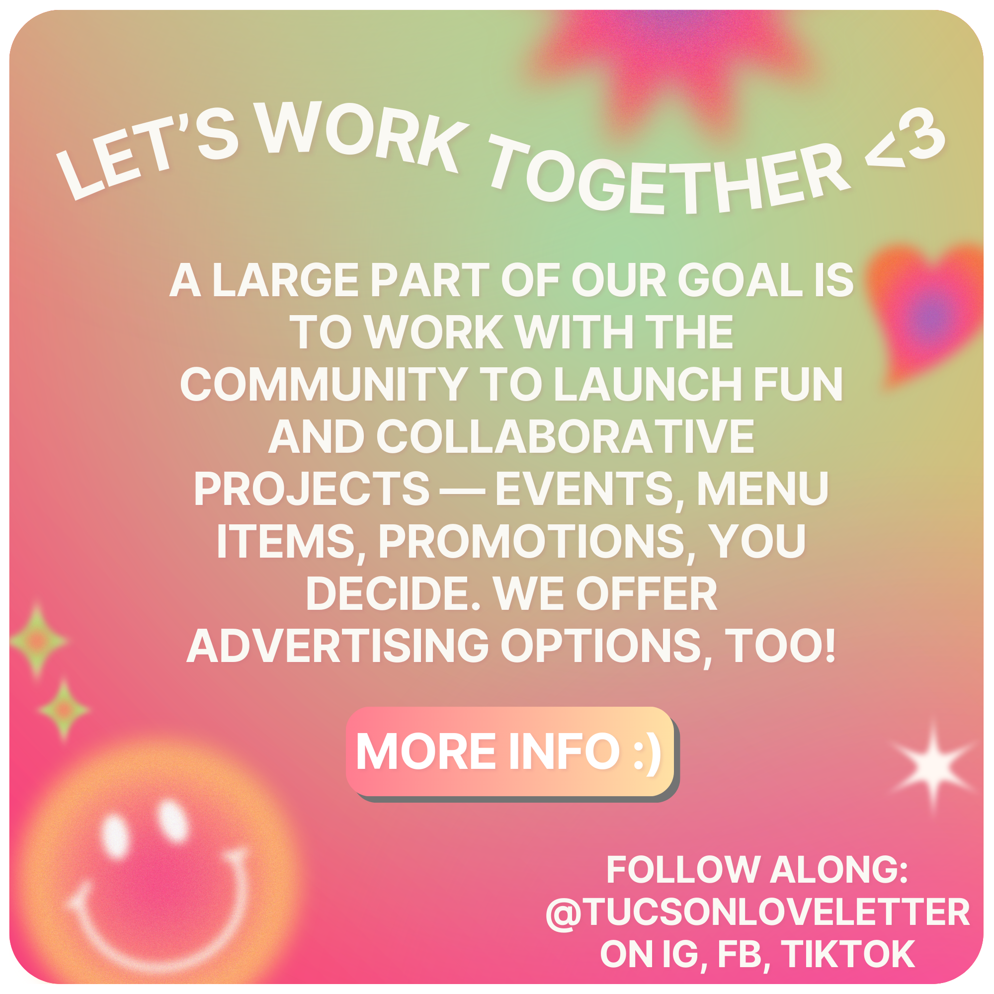 Let's work together